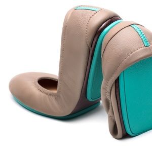 Tieks Taupe Ballet Flats 8